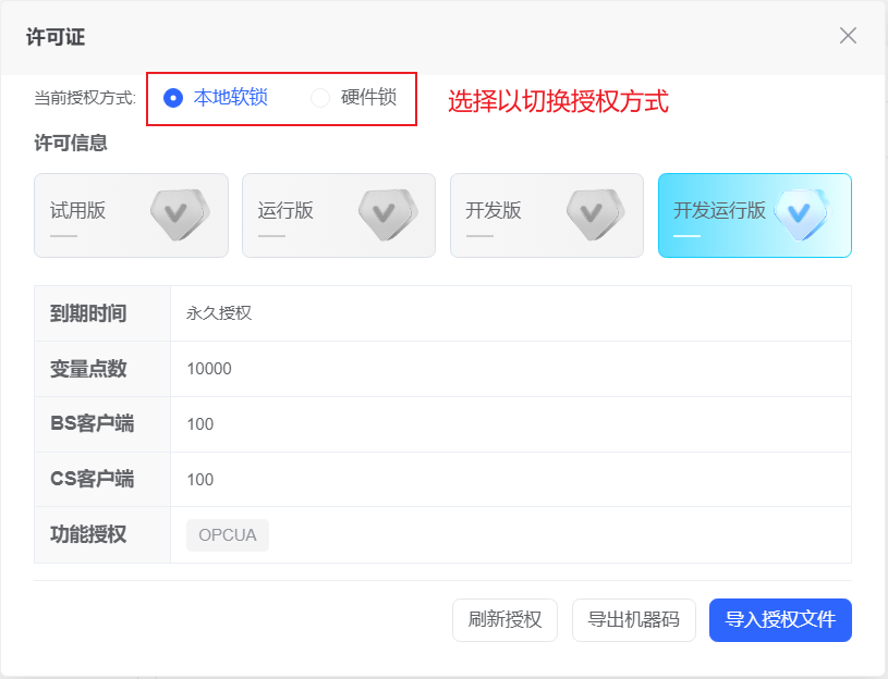 授权信息